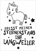 Mehrwegschablone "Sternenstaub"